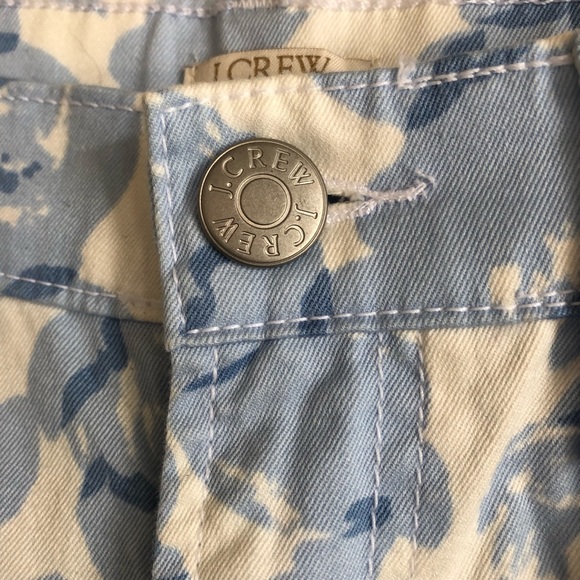 J.Crew Blue & White Floral Skinny Denim Jeans - Picture 3 of 6